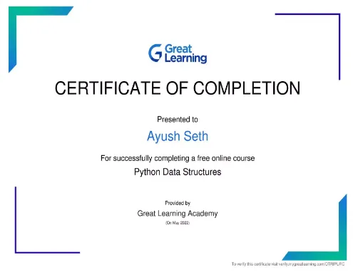 Foundations in Python Data Structures.