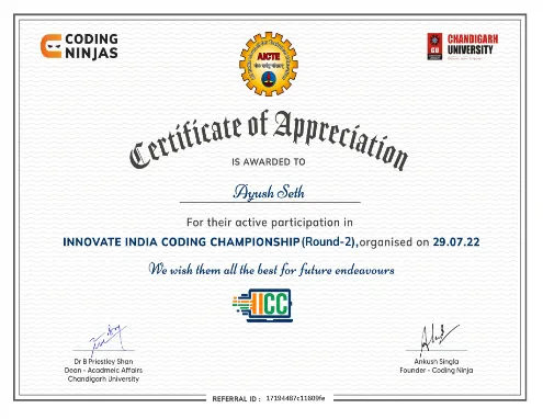 Competitive programming Contest.