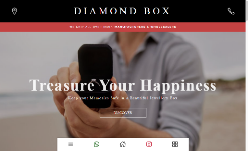 Diamond Box Exhibition Website