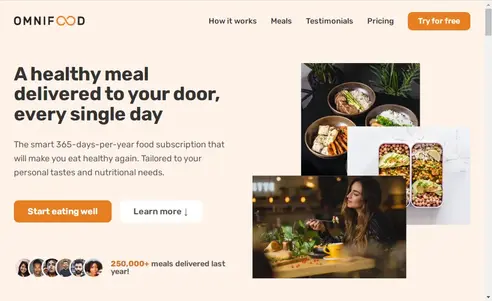 Omnifood Project by Ayush seth