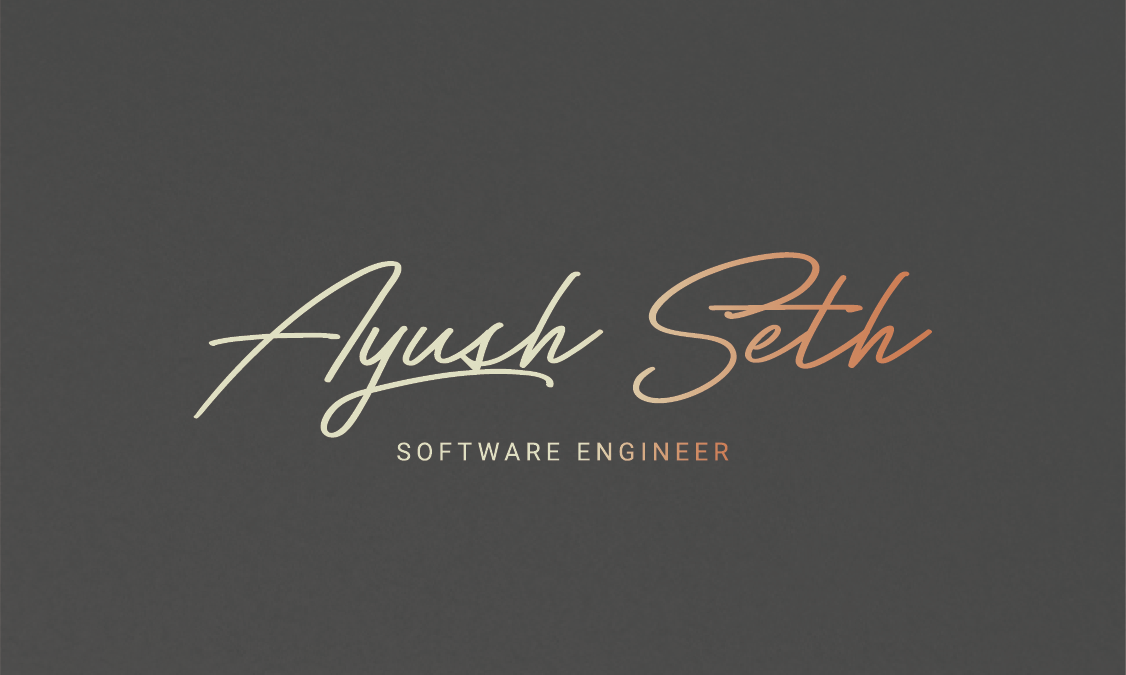 business card design front