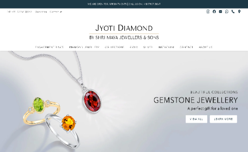 Shri Maya Jewellers Website